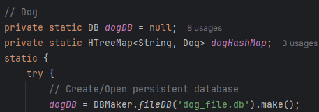 MapDB implementation