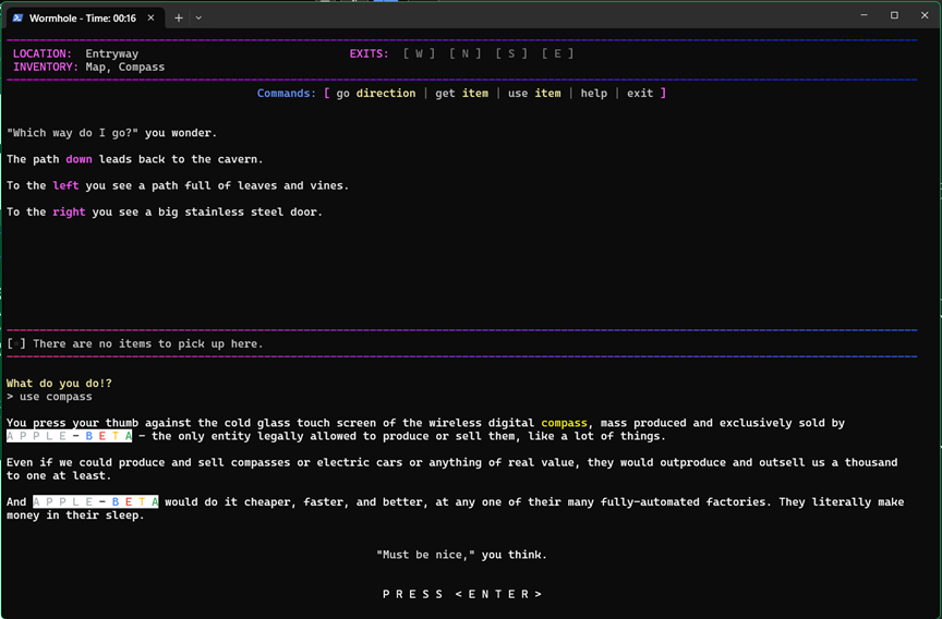 Core Gameplay & Typewriter UI